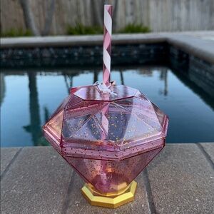 Paris Hilton Diamond Sipper Tumbler – Glam Pink Bling Travel Cup